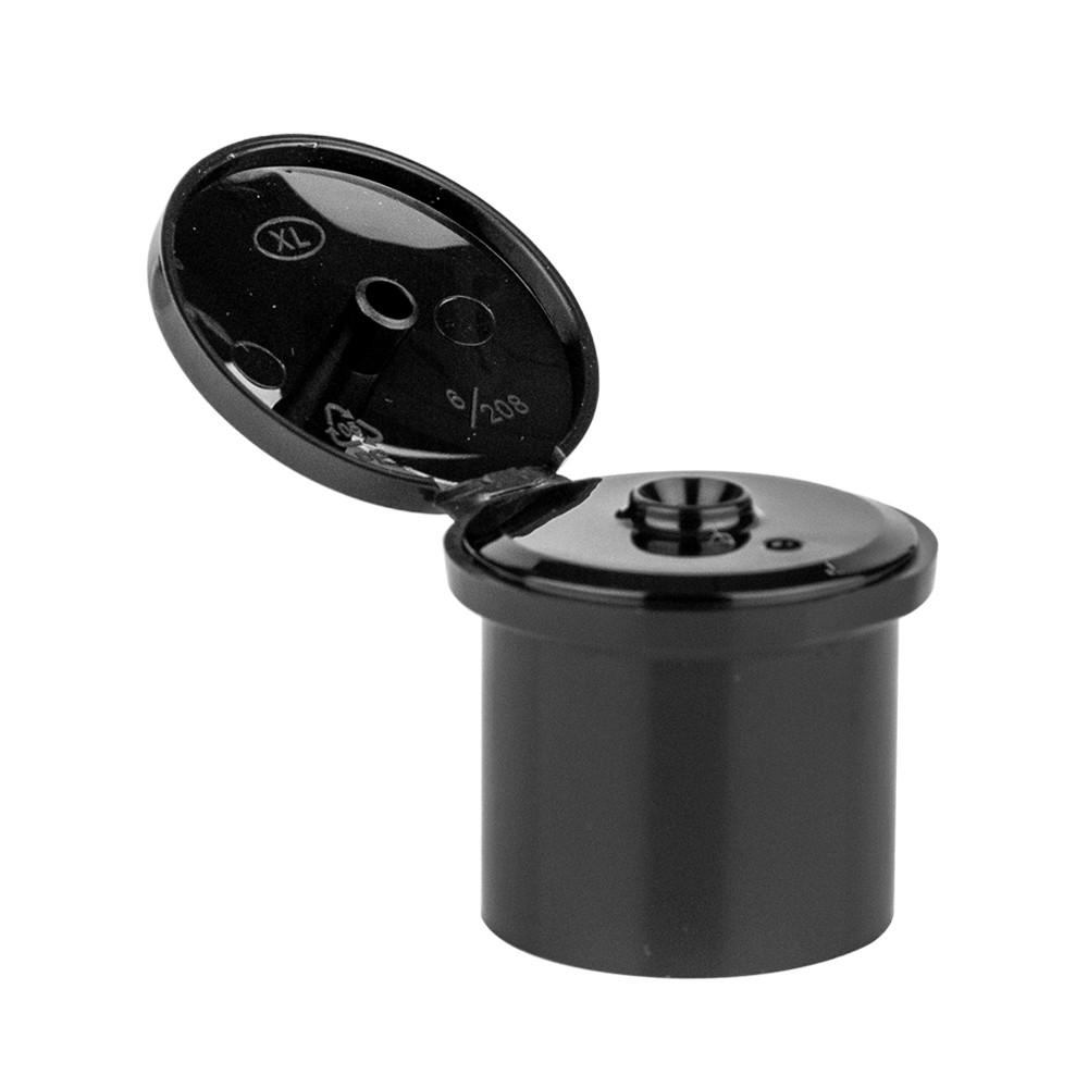 28 415 New Style Black Flip Top Cap for Bottle