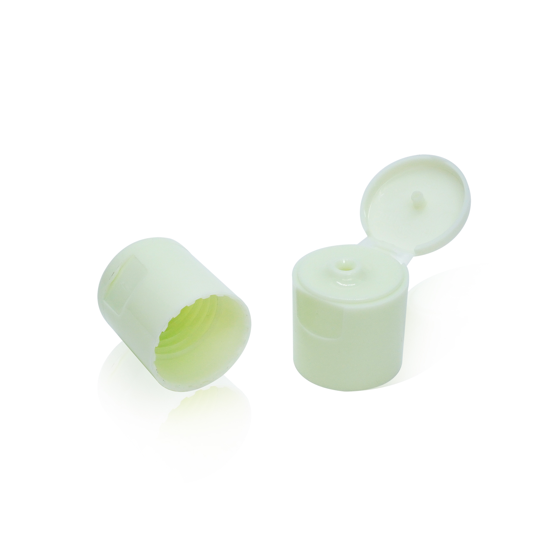 24 410 Plastic Green Flip Top Cap