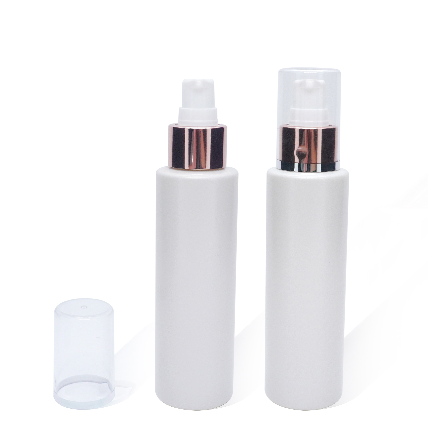 24 410 Rose Gold Aluminum Cream Pump