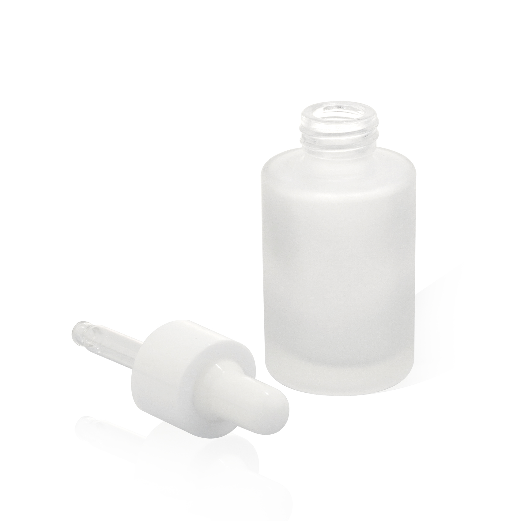30ml Frosted Cylinder Dropper Bottle