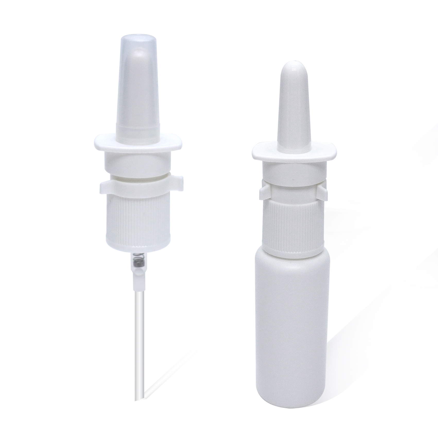 18 410 White Nasal Spray Pump with Clip
