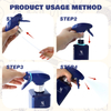 28/410 Silver Anodized Aluminum All Plastic Trigger Foam Sprayer for Household Kitchen Bathroom Car Cleaning