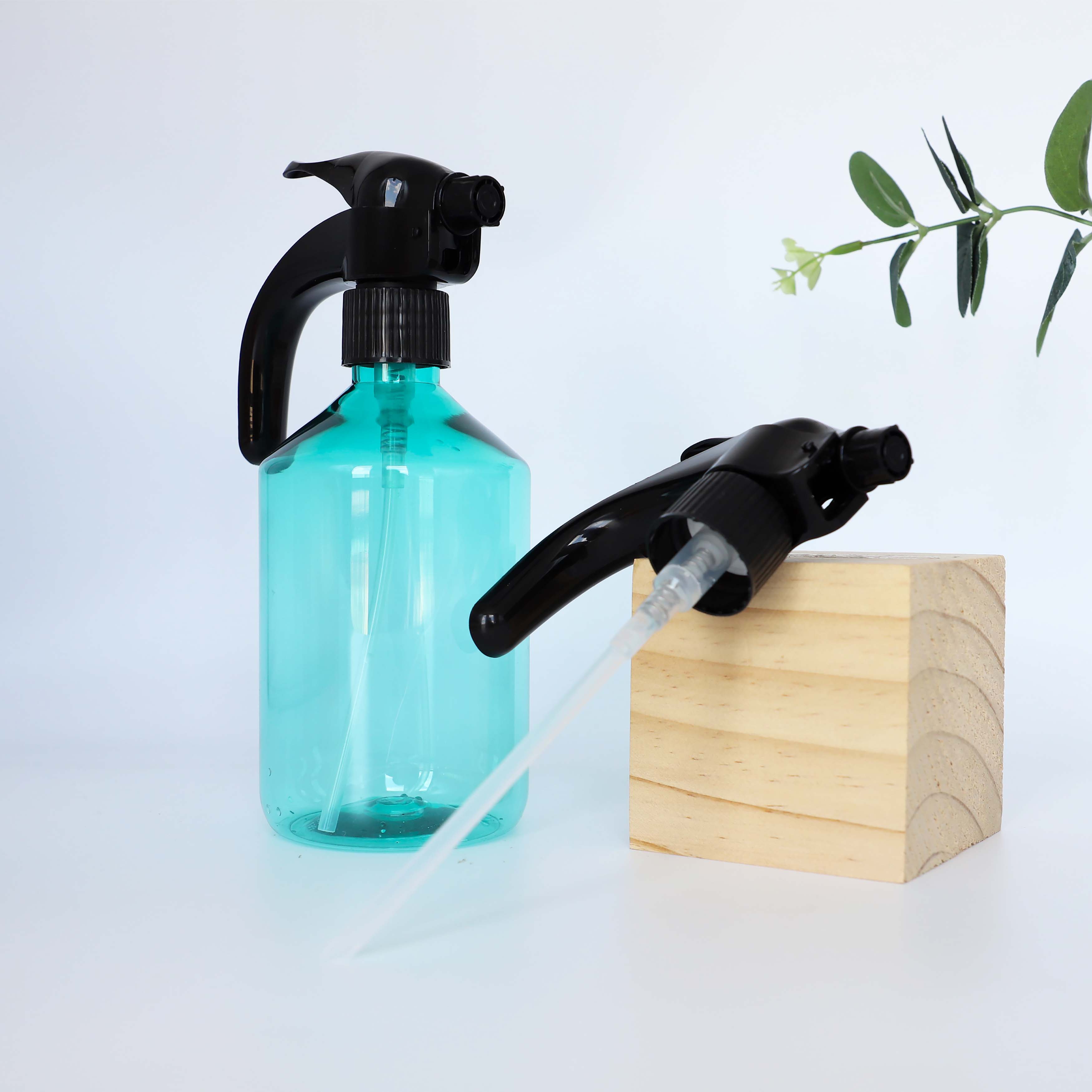 Reusable Durable 28/410 Plastic Trigger Sprayer, Single Hand Press, Ribbed Closure, Eco-Friendly Refillable for Home Chemical Bottles