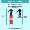 24/410 Garden Bottle Trigger Sprayer PP Material Chemical Resistant Durable Non-Spill 360 Degree Rotation Lock