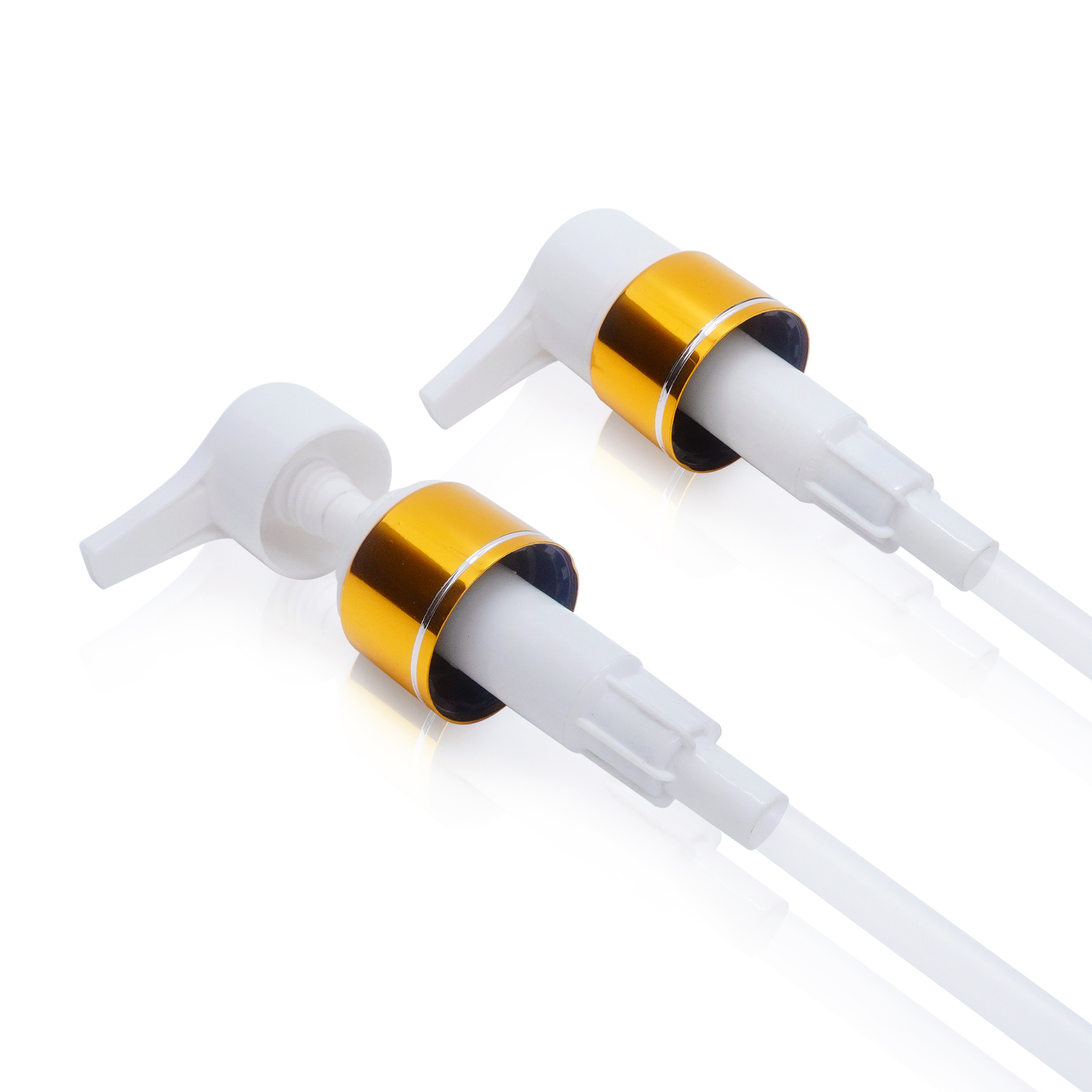 450ml Orange PET Bottle with Aluminum Lotion Pump