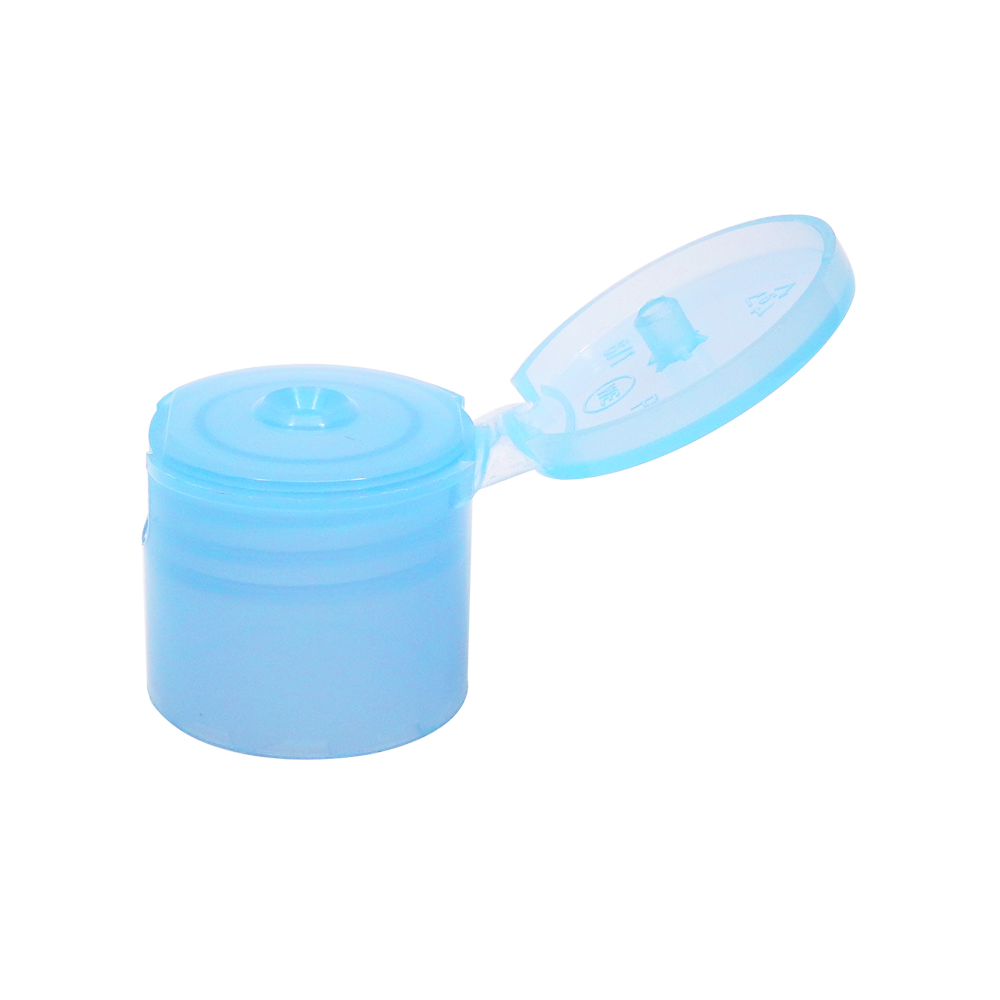 24mm Transparent Blue Flip Lid For Bottle