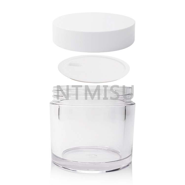 PETG White Transparent Cream Jar Face Cream Jar