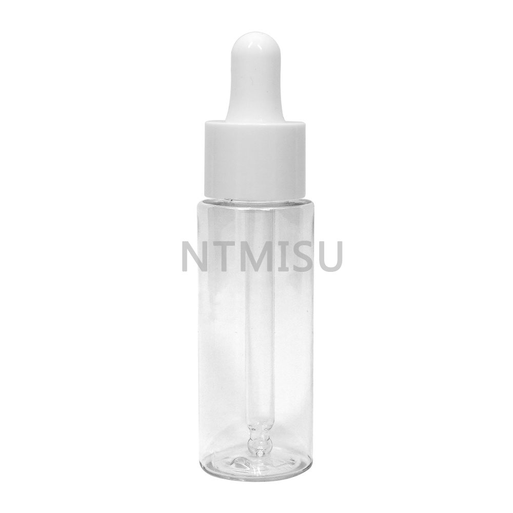 20mm White Plastic Dropper for 30ml Bottle