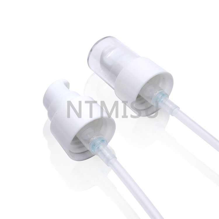 white plastic 18 410 cream pump 20 410 treatment pump for Cosmetic Packaging