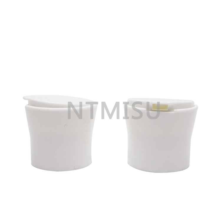 Good Price 28mm PP White Dish-shaped Disc Top Cap For Lotion