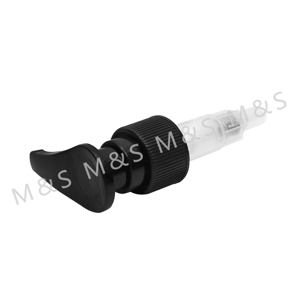 28 410 Black Screw Plastic Lotion Pump for Cosmetic Bottle