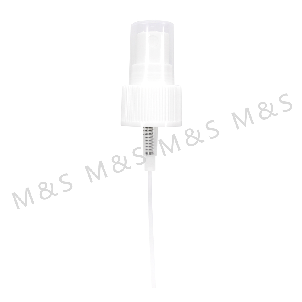 24 410 White Plastic Fine Mist Sprayer with Dustcap for Cosmetic Bottle