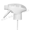 28 410 White Transparent Ribbed Plastic Hand Trigger Sprayer