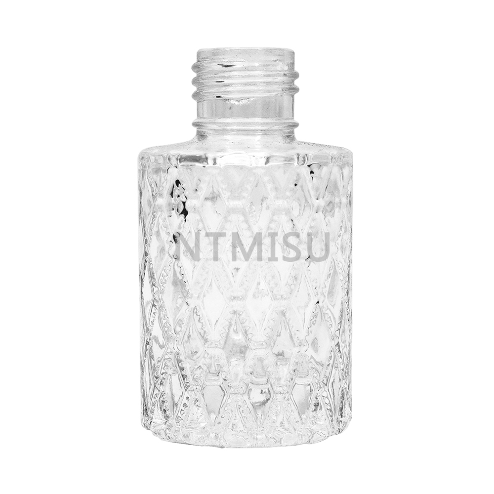 Luxury High Quality 40ml Transparent Perfume Bottle with Cut Glass