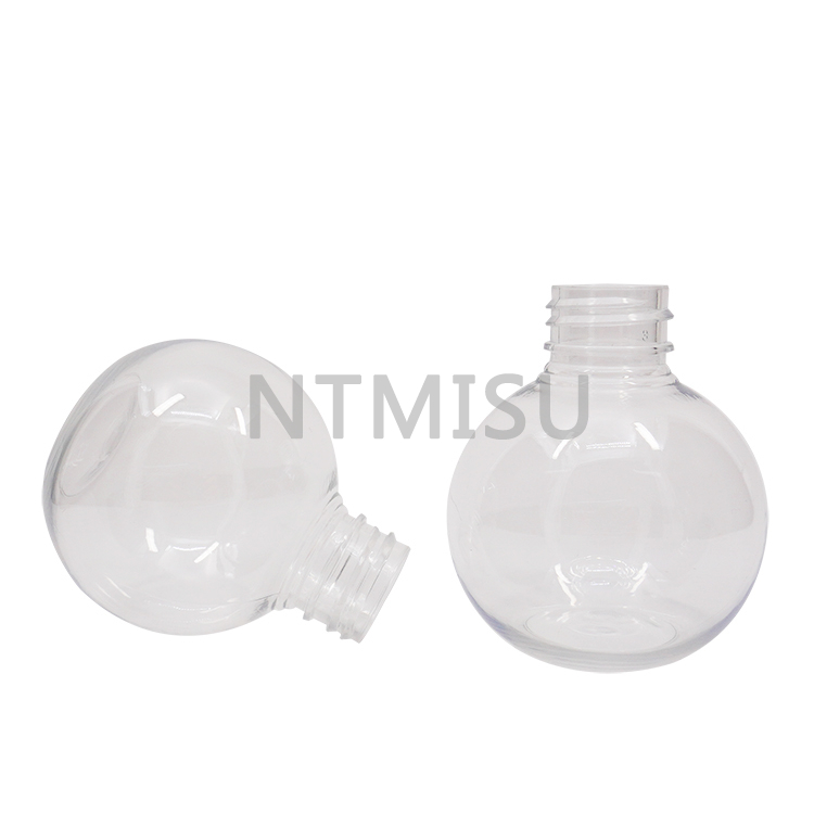 100ml Spherical Bottle Baking Soda Toothpaste Bottle Plastic Light Bulb Bottle