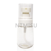  High Quality 45ml Plastic Clear Transparent PETG Oval Shape Bottle with Fine Mist Sprayer