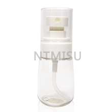  High Quality 45ml Plastic Clear Transparent PETG Oval Shape Bottle with Fine Mist Sprayer
