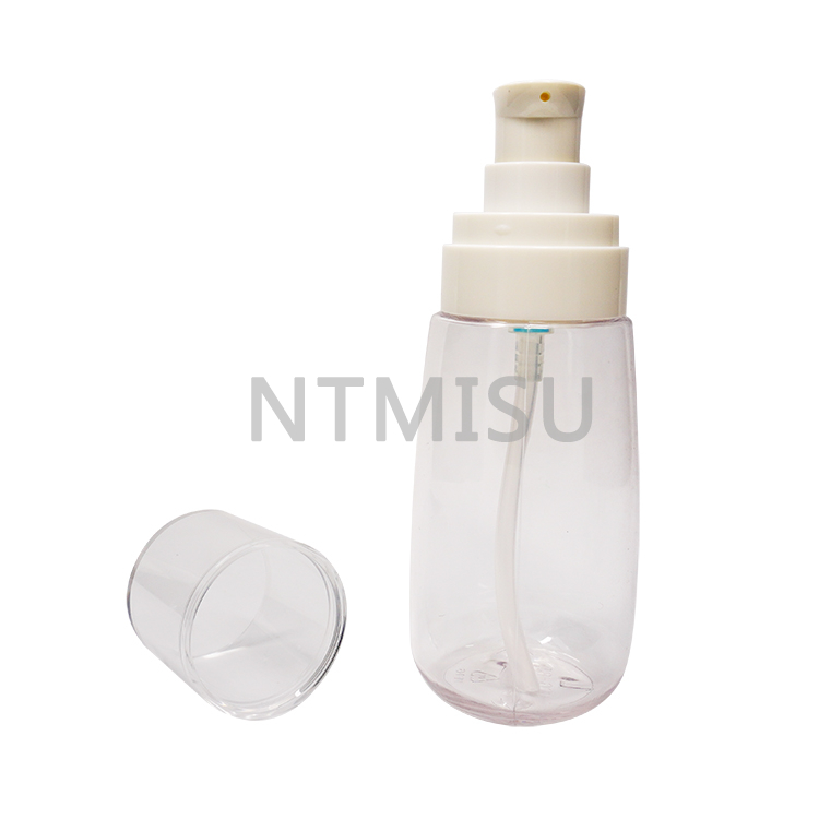 High Quality Thick Bottom Portable PETG 90ml UPG Bottle With Spring Outside Cream Pump