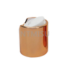 20/410 Customized Surface Handling Rose Gold Aluminum Disc Top Cap for Lotion Dispenser
