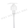 28 410 White Smooth Plastic Dispenser Lotion Pump for Cosmetic Packing