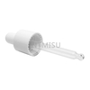 18 415 white smooth plastic dropper for serum bottle