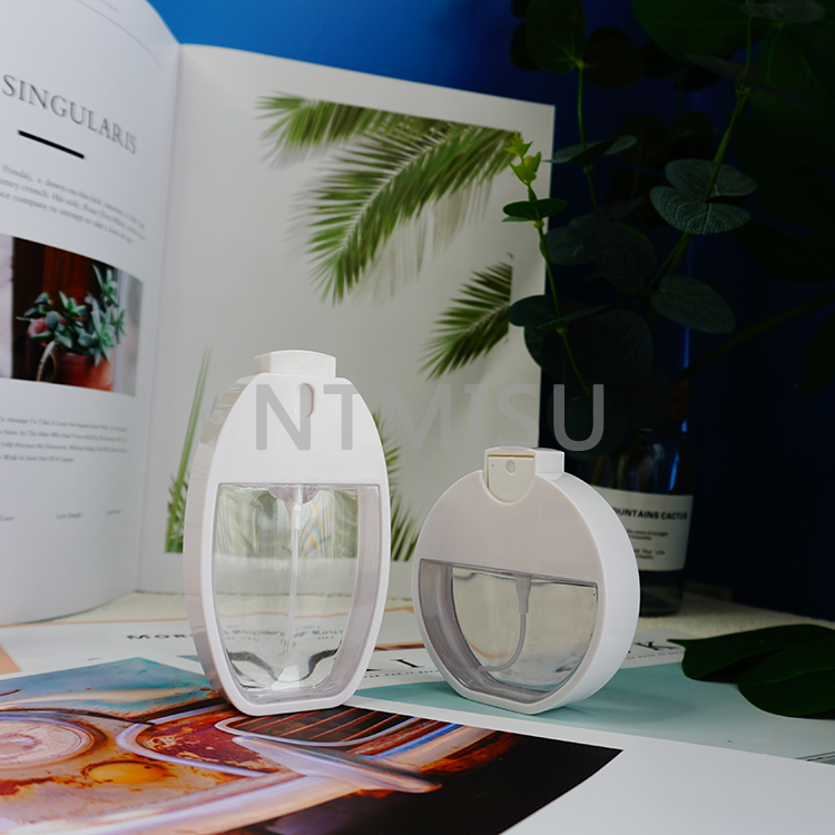 30ml 40ml Card Spray Bottle Round Oval Mist Spray Transparent Portable Separate Bottling