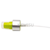 Wholesale 24 410 Light Green Fine Mist Sprayer with Alumite Shining Silver Closure And Dust Cap
