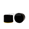24mm Gold Line Black Double Disc Top Cap Plastic Screw Cap