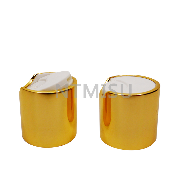 Luxury High Quality 24 410 Shiny Gold Aluminum Disc Top Cap