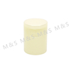 24mm Yellow Plastic Smooth Round Screw Flip Top Cap