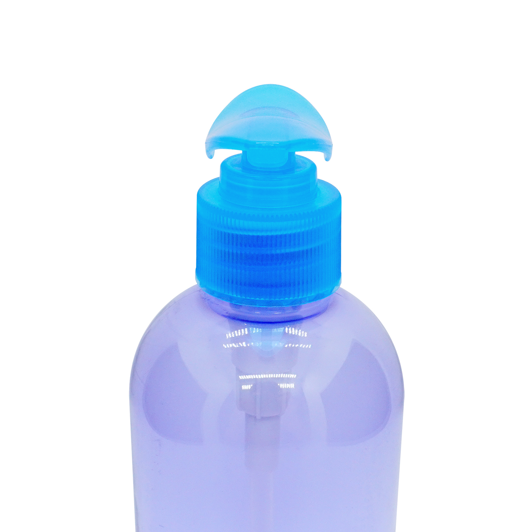 28 410 Transparent Colourful Lotion Pump with Up And Down Lock