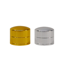 20mm Aluminium Shiny Line Screw Top Cap