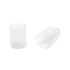 20 410 Clear Plastic Smooth Round Screw Disc Top Cap for Bottle