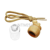 7ml Empty Hanging Car Perfume Glass Bottle with Wood Cap