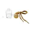 Empty 16ml Air Freshener Perfume Glass Bottle With Wooden Lid for Hanging Car