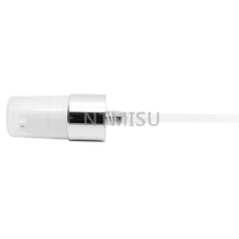 18 410 White Aluminum Half Cap Cream Pump