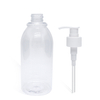 600ml Plastic Round Bottle Shampoo Bottle with Lotion Pump