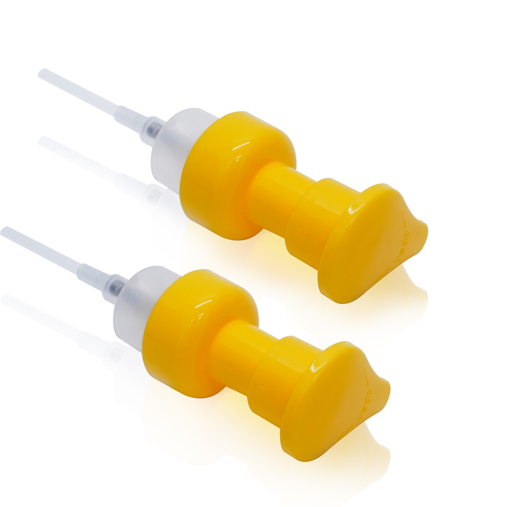 30mm Yellow Plastic Foam Pump Press Pump Left And Right Switch Pump