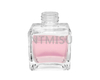 Clear 50ml Empty Square Perfume Glass Bottle