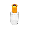13ml Roller Ball Glass Bottle With Shiny Gold Cap