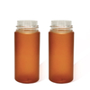 120ml Frosted Amber Plastic Foam Bottle