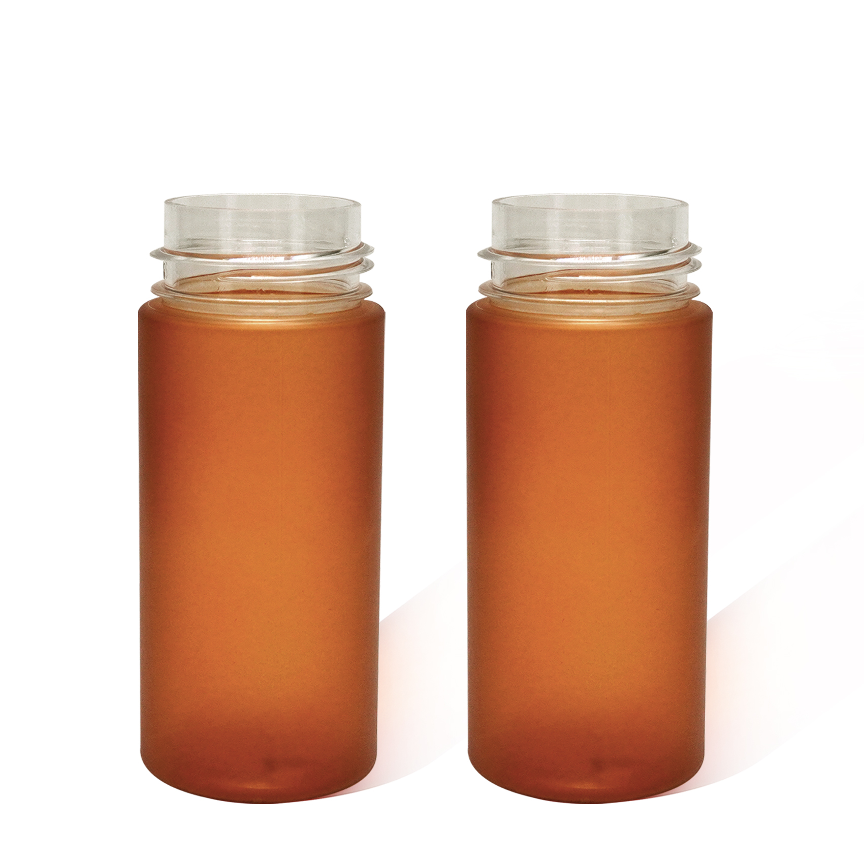 120ml Frosted Amber Plastic Foam Bottle