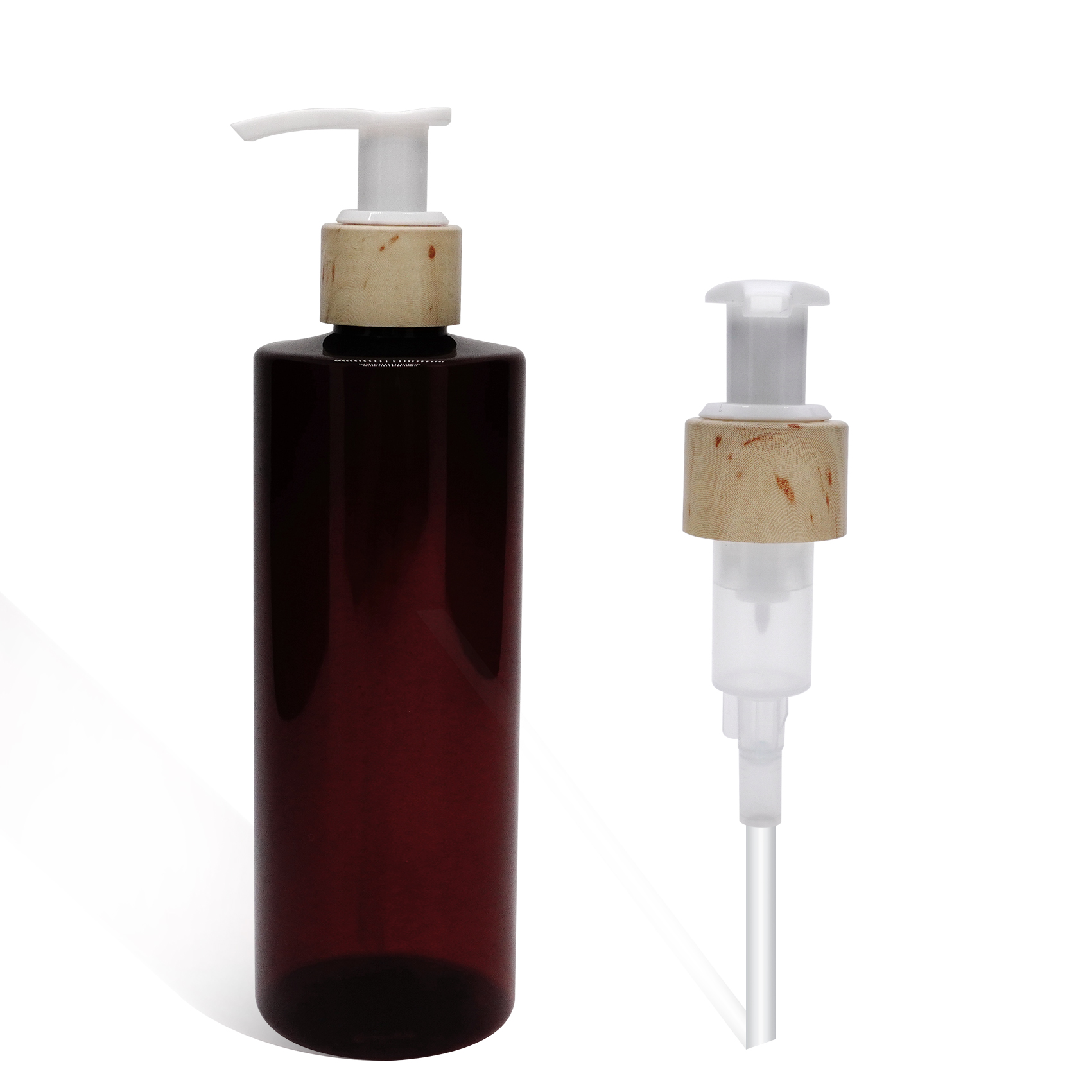  Wooden Printing Lotion Pump without Metal Spring
