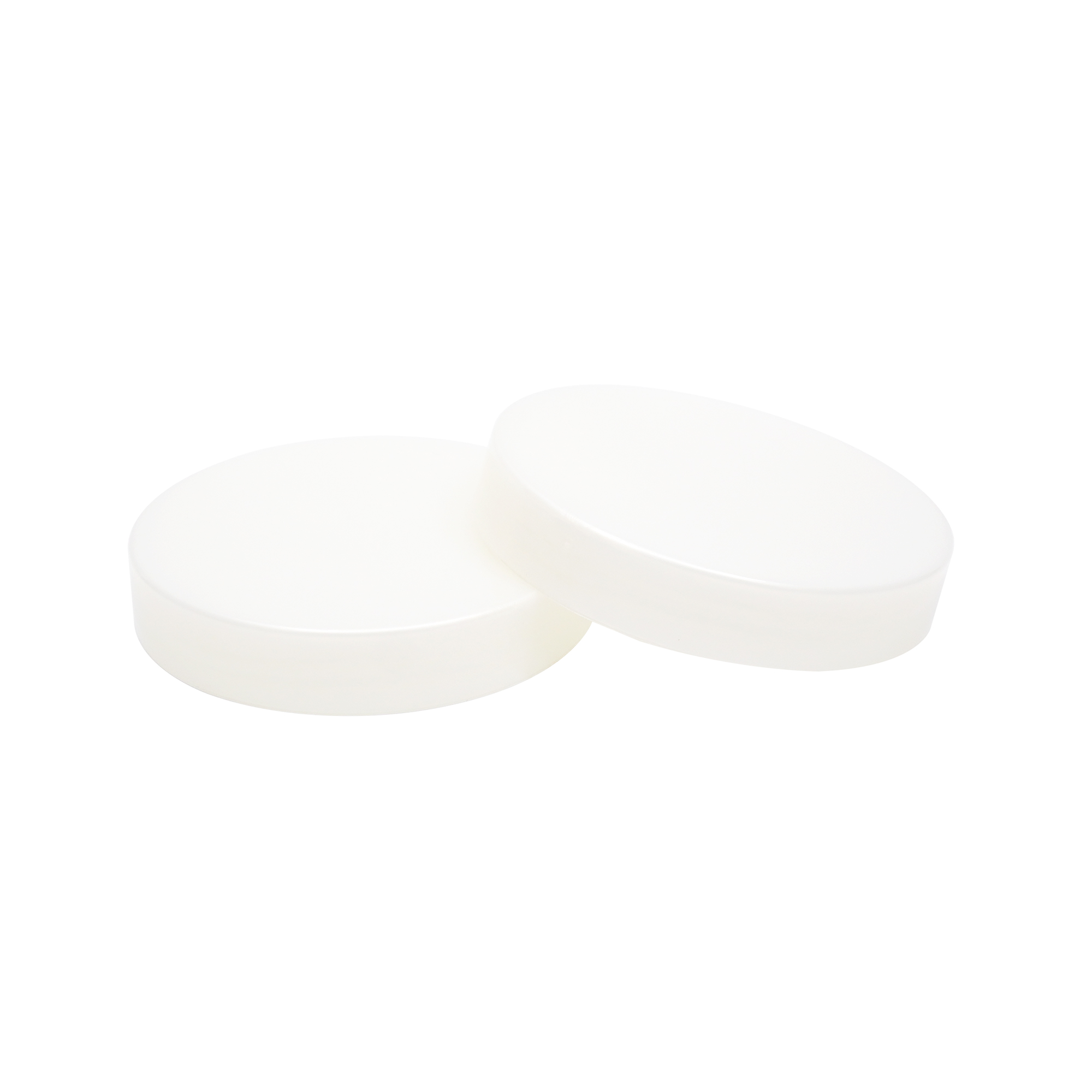 88mm White Plastic Cover with Smooth Surface for Bottle
