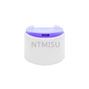 Hot Sale Screw Down 24mm Plastic Bottle Cover White and Purple Press Cosmetic Disc Top Cap
