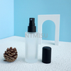 Newest High Quality 20 410 Frosted Black Plastic Fine Mist Sprayer Pump for Bottles