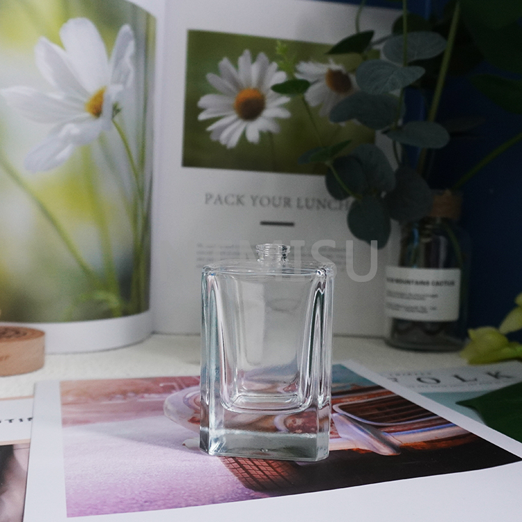 100ml New Square Thick-walled Transparent Perfume Bottle