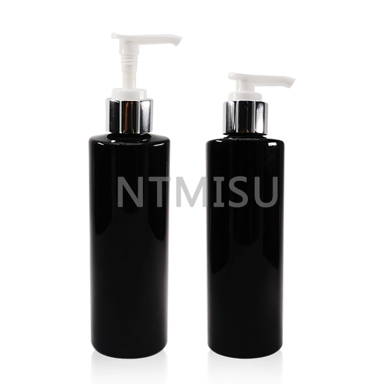 Wholesale White Streamline Up And Down Lotion Pump with Shiny Silver Closure