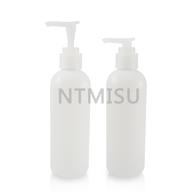 Colorless Transparent Liquid Pump Dispenser White Natural Lotion Pump For Shampoo Dispensing