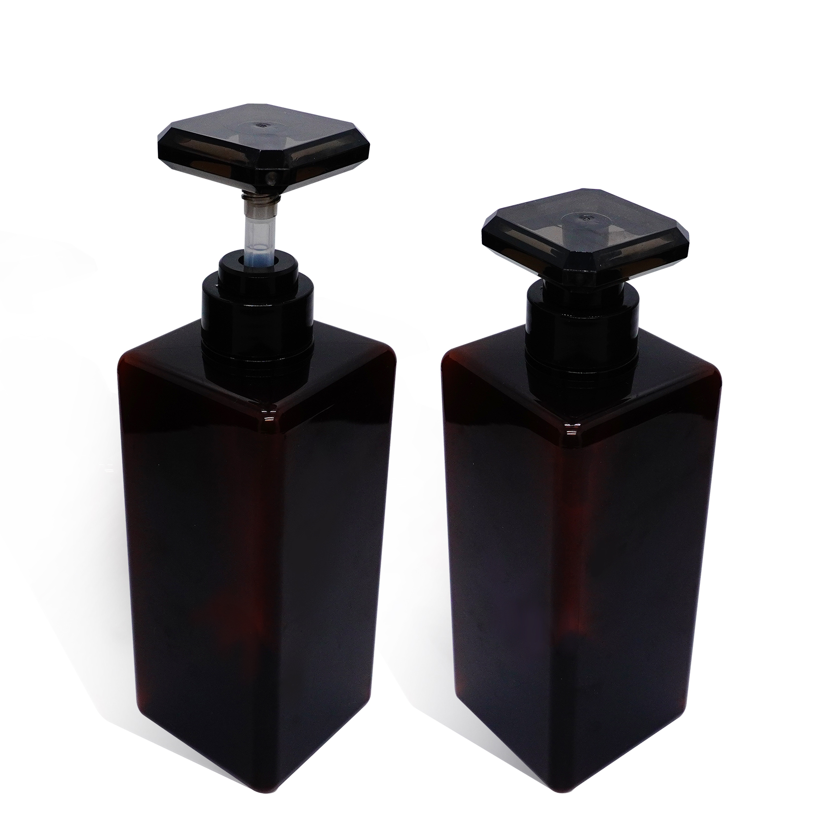 Square Black Lotion pump